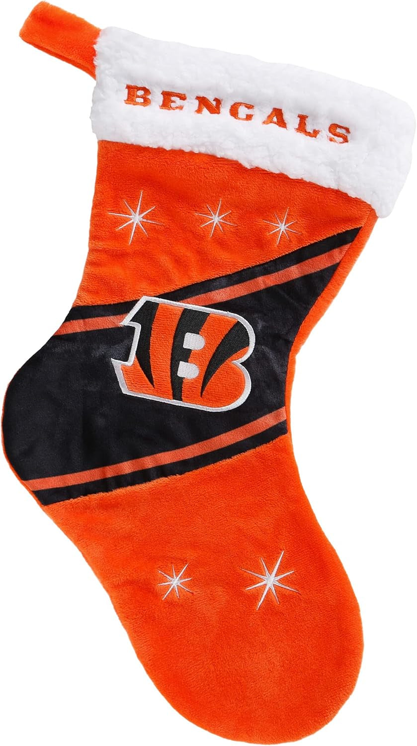 Foco NFL Team Logo Plush 17" Holiday High End Stocking