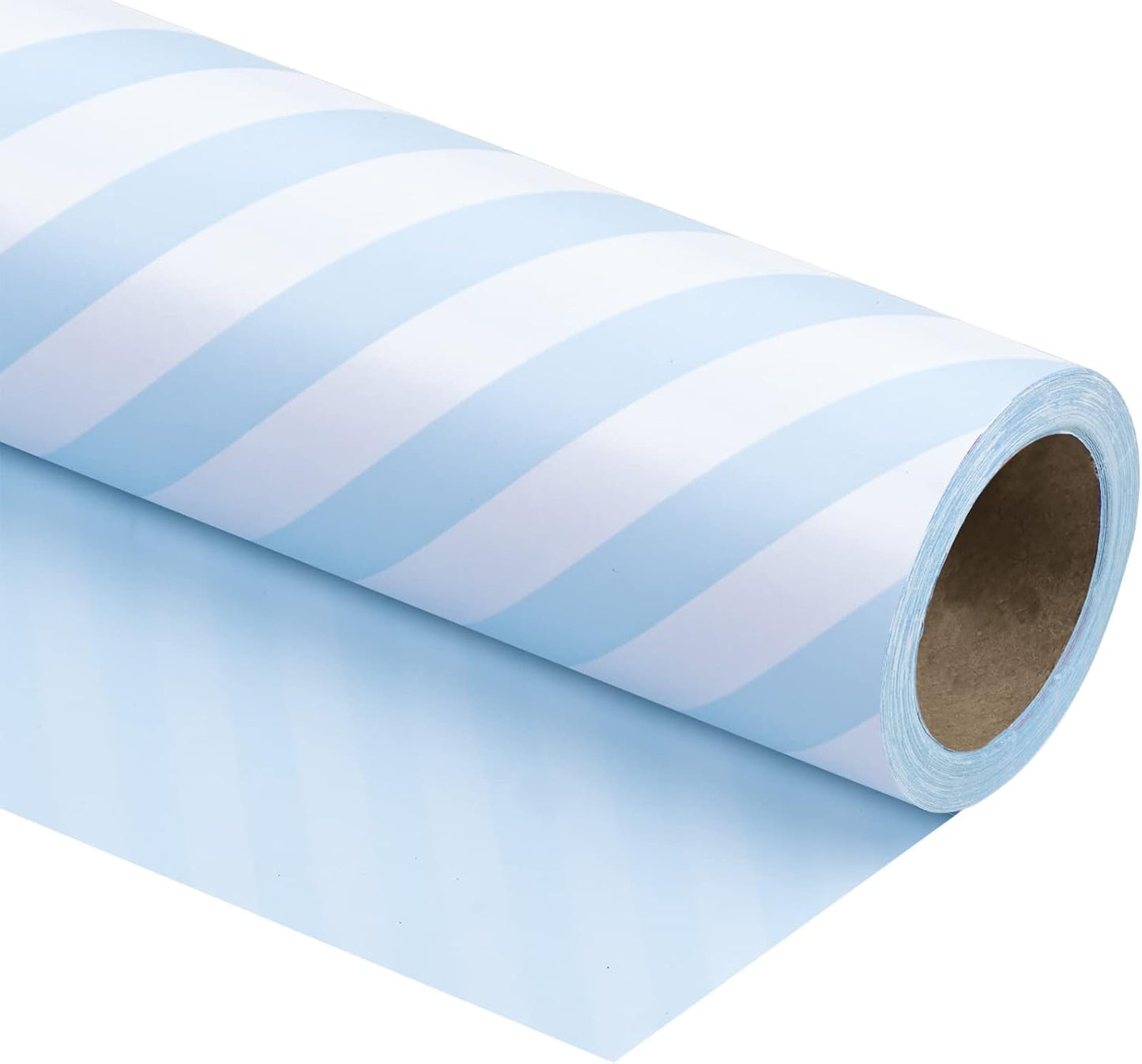 WRAPAHOLIC 30 Inch Reversible Wrapping Paper - Jumbo Roll Red and Stripes Design for Birthday, Holiday, Wedding, Baby Shower Wrap - 30 Inch X 33 Feet