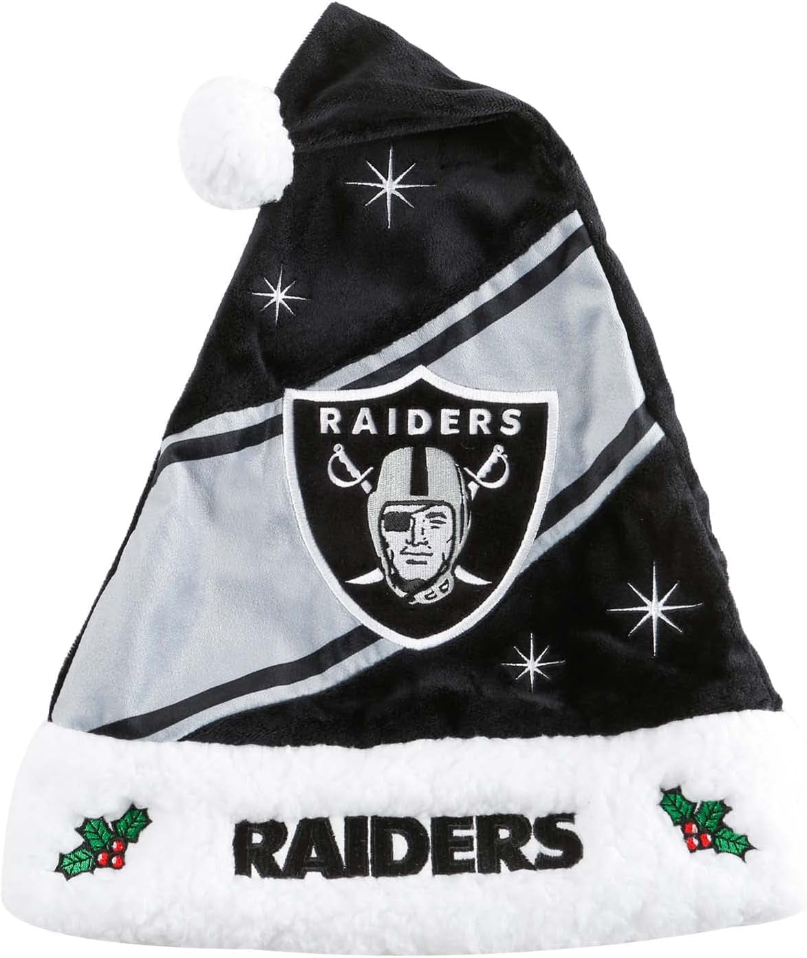 Foco NFL Team Logo High End Holiday Santa Cap Hat