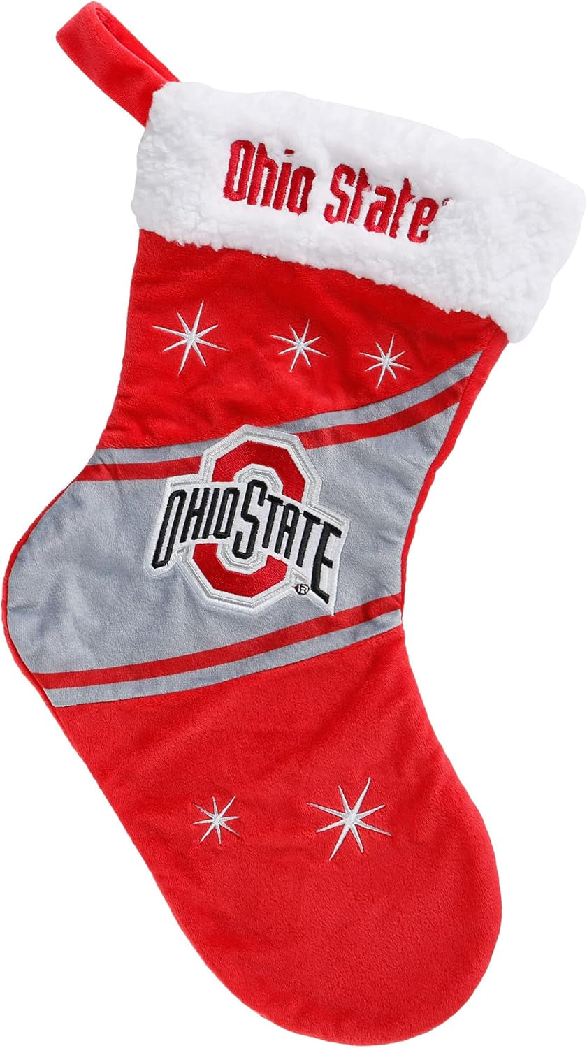 Foco NCAA Team Logo Plush 17" Holiday High End Stocking