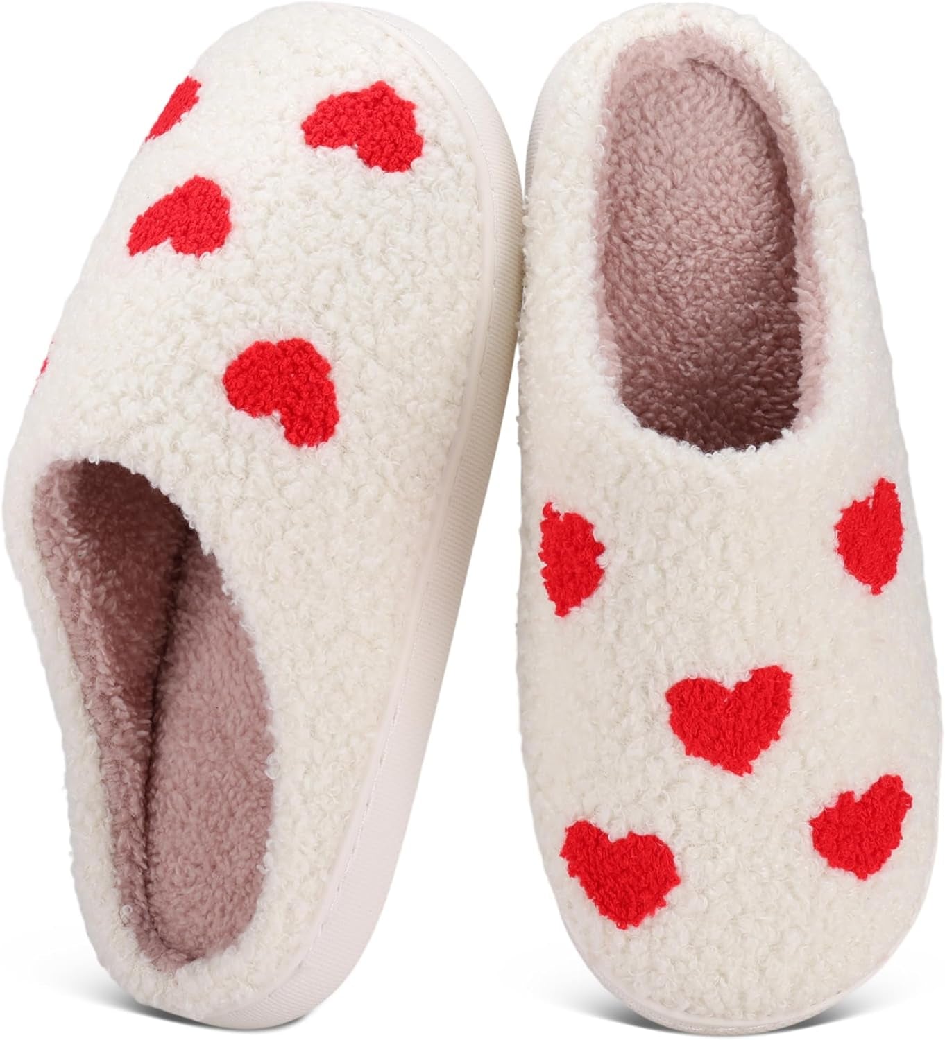 Halloween Slippers for Women Men Spooky Pumpkin Ghost Fuzzy Plush Warm Cozy Slippers Indoor Outdoor House Shoes