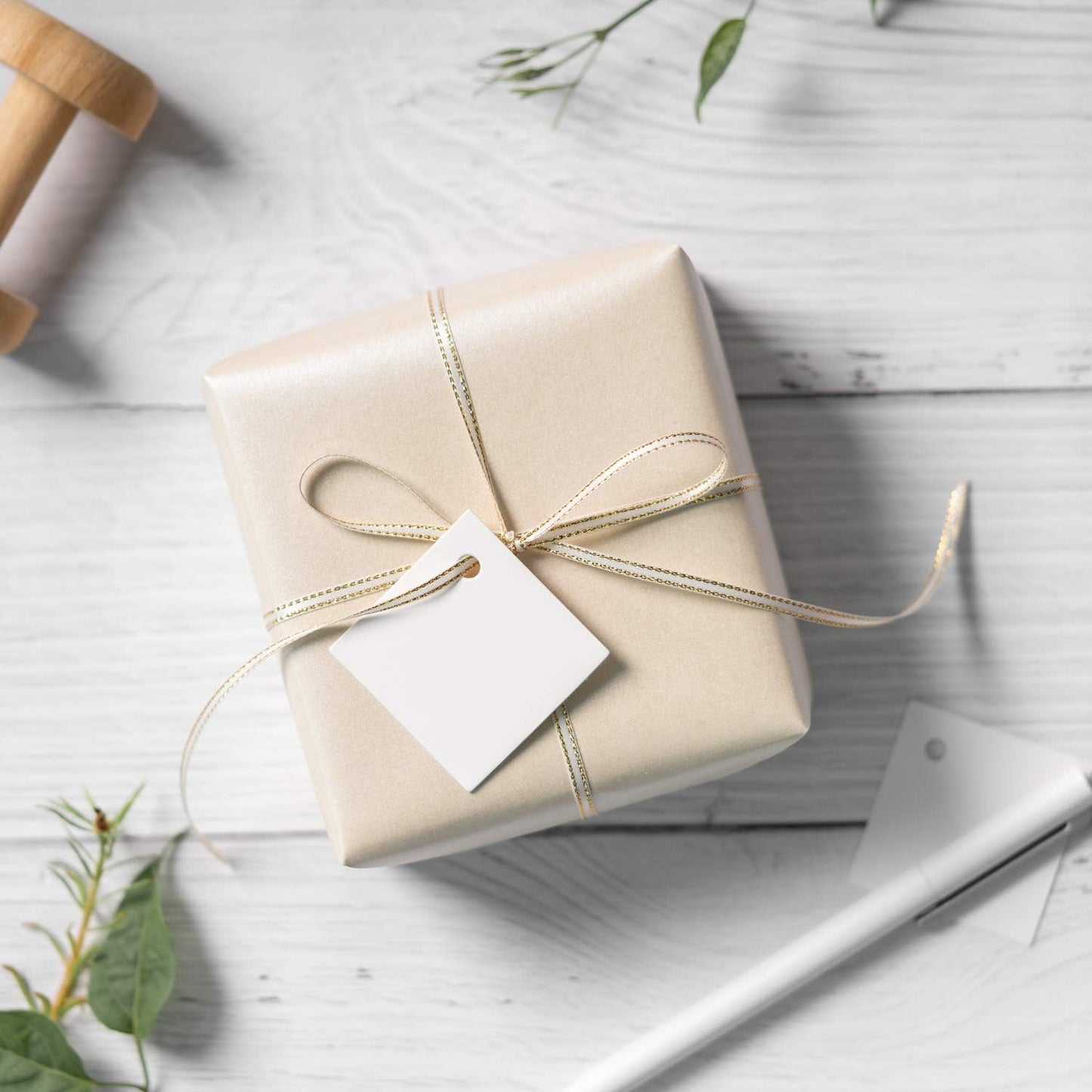 RUSPEPA off White Matte Wrapping Paper-81.5 Sq Ft-Solid Color Pearly-Lustre Paper Perfect for Wedding, Birthday, Christmas, Baby Shower -30Inch X 32.8Feet