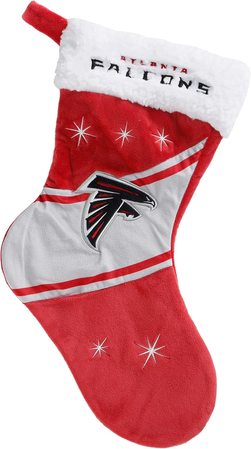 Foco NFL Team Logo Plush 17" Holiday High End Stocking