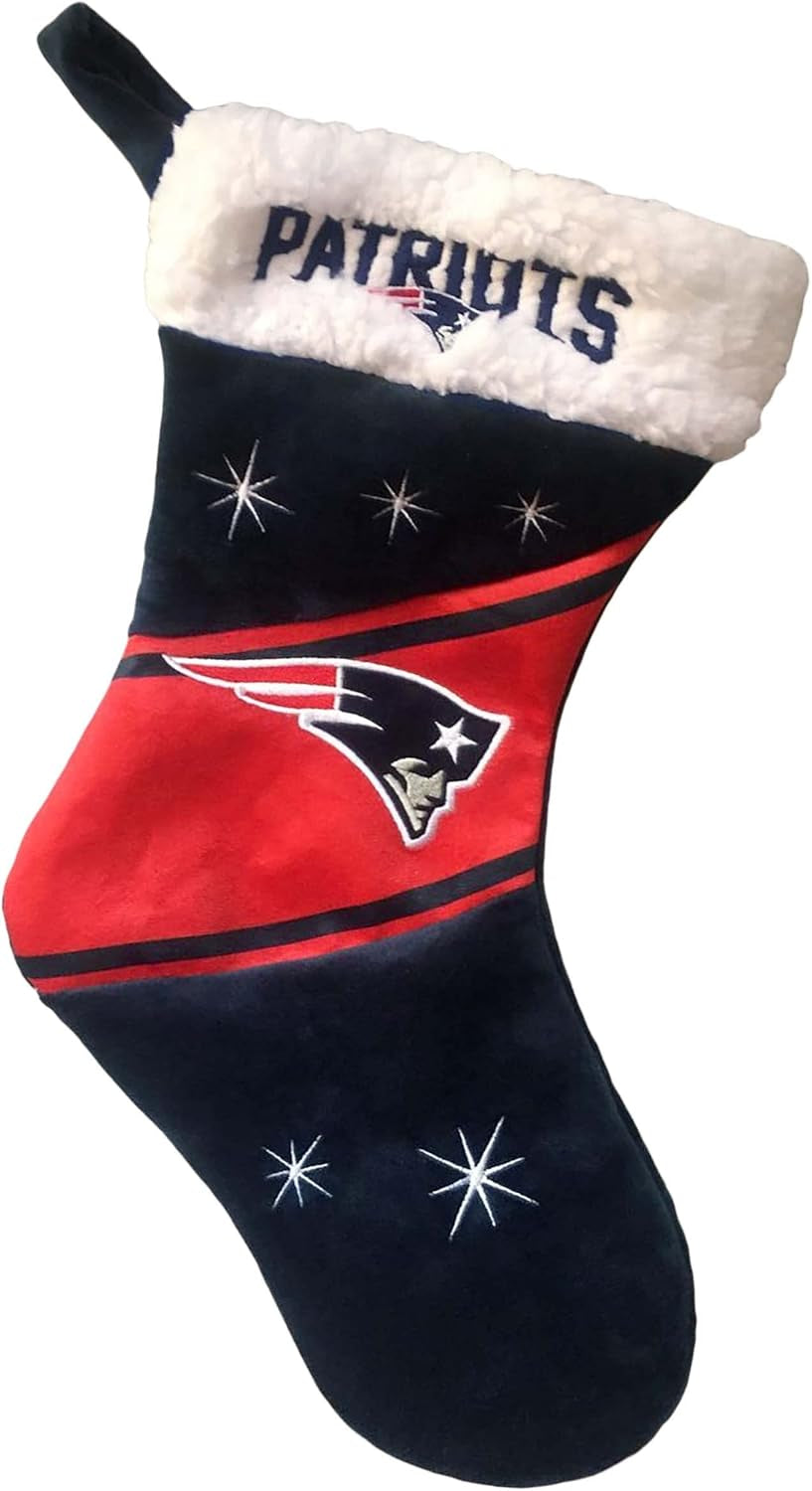 Foco NFL Team Logo Plush 17" Holiday High End Stocking