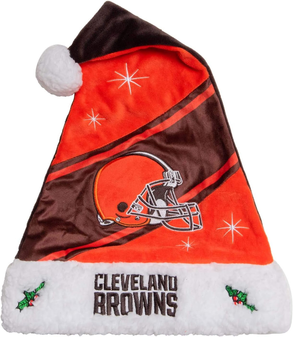 Foco NFL Team Logo High End Holiday Santa Cap Hat