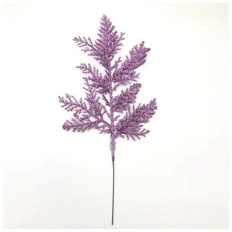 5Pcs Artificial Christmas Decor Pine Needle Home Room Decoration Christmas Tree Hanging Accessories Navidad Party New Year Decor
