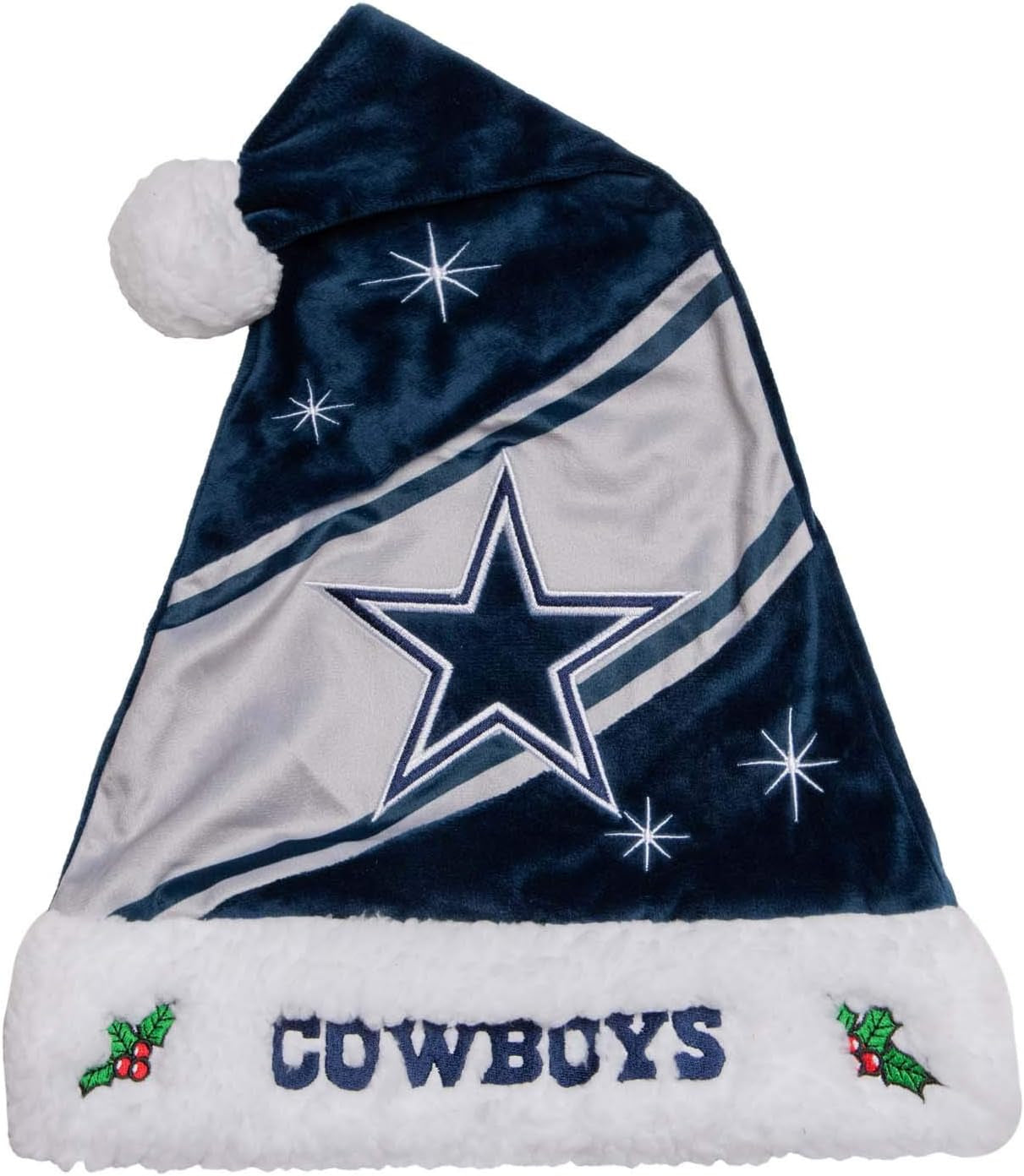 Foco NFL Team Logo High End Holiday Santa Cap Hat