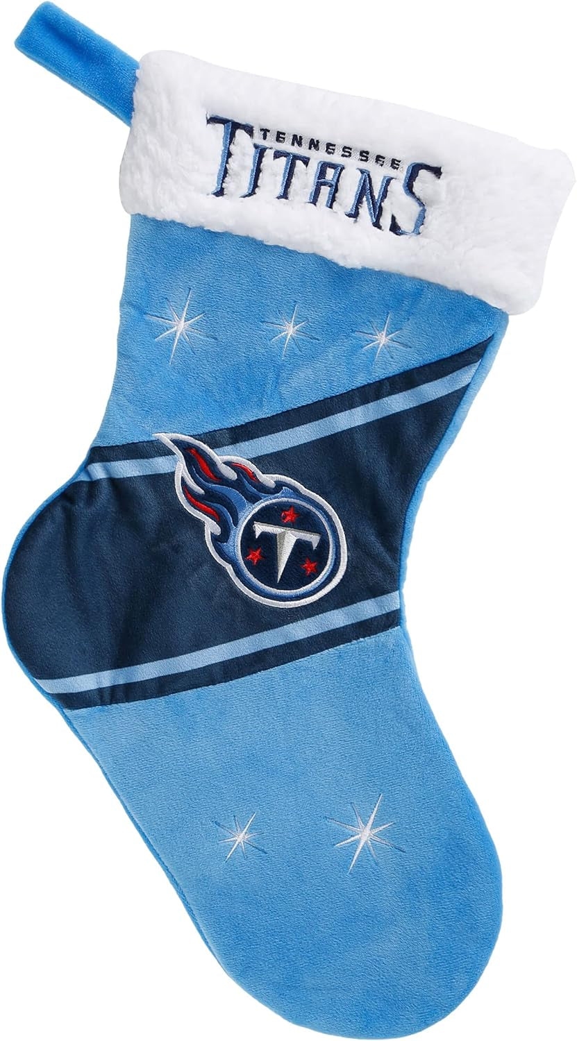 Foco NFL Team Logo Plush 17" Holiday High End Stocking