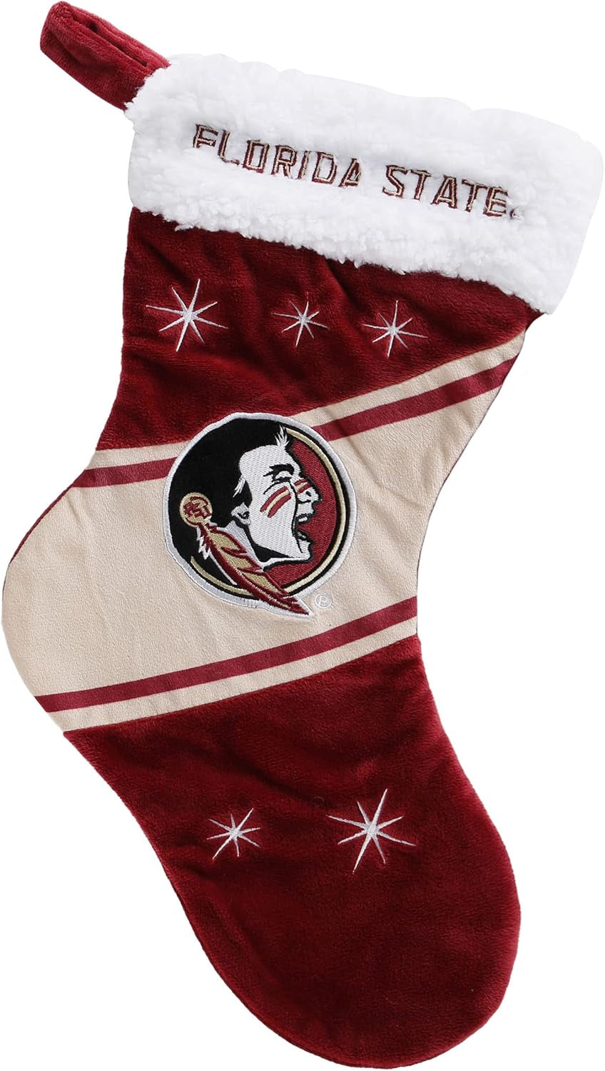Foco NCAA Team Logo Plush 17" Holiday High End Stocking