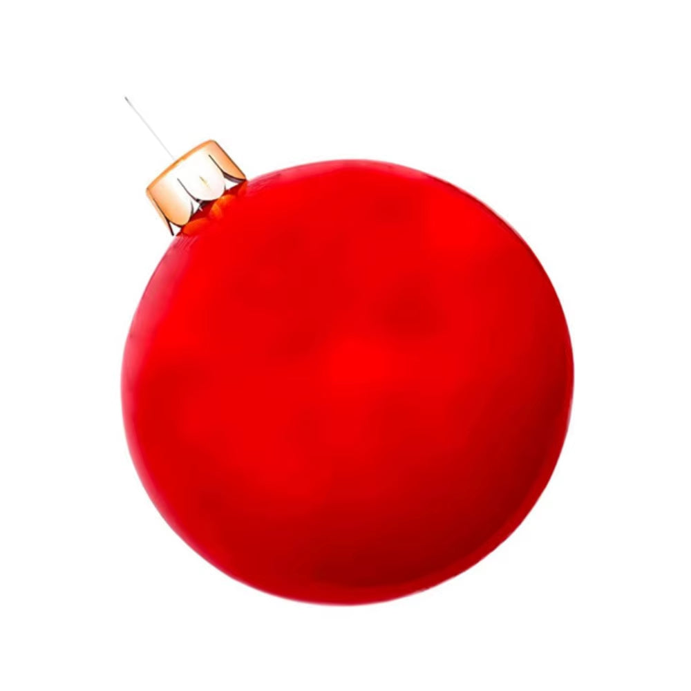 Outdoor Christmas Inflatable Decorated Ball Made PVC Giant No Light Large Balls Tree Decorations Outdoor Toy Ball 2022