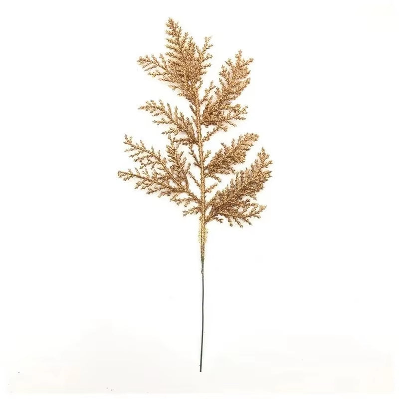 5Pcs Artificial Christmas Decor Pine Needle Home Room Decoration Christmas Tree Hanging Accessories Navidad Party New Year Decor