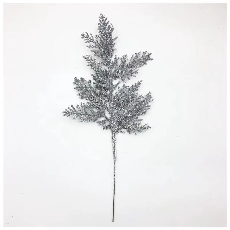5Pcs Artificial Christmas Decor Pine Needle Home Room Decoration Christmas Tree Hanging Accessories Navidad Party New Year Decor