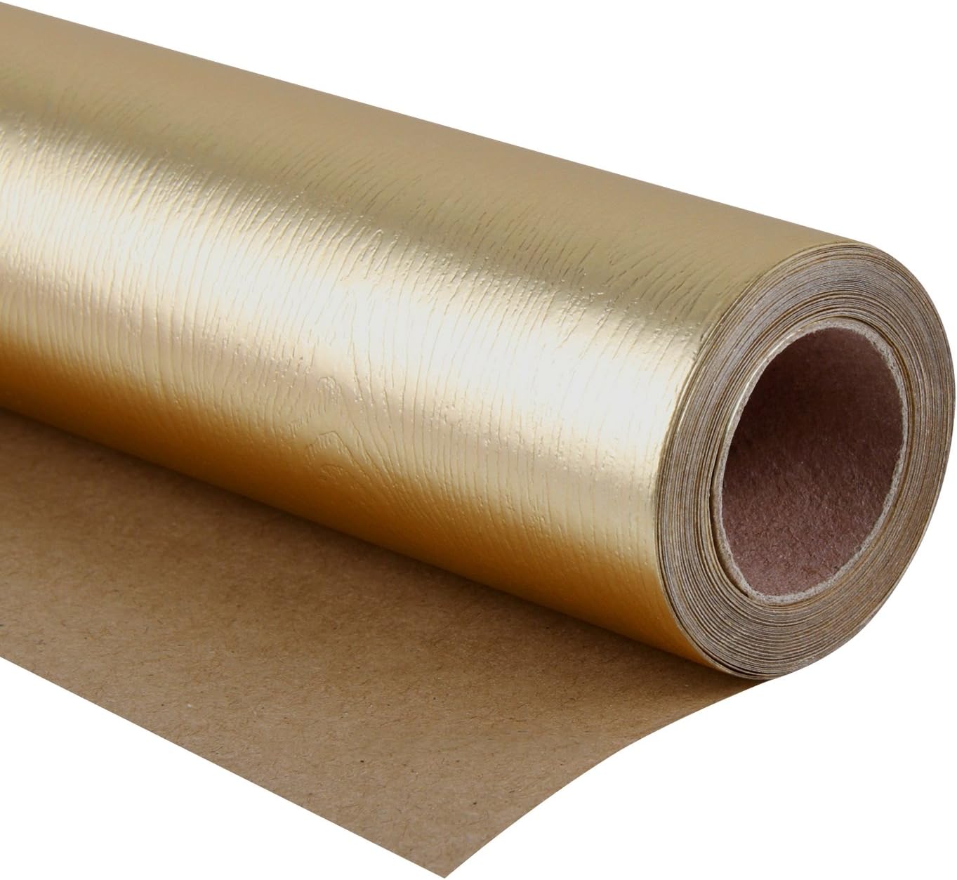 WRAPAHOLIC 30 Inch Green Wrapping Paper Roll - Jumbo Roll Reversible Green and Black for Birthday, Holiday, Wedding, Baby Shower Wrap - 30 Inch X 16.5 Feet