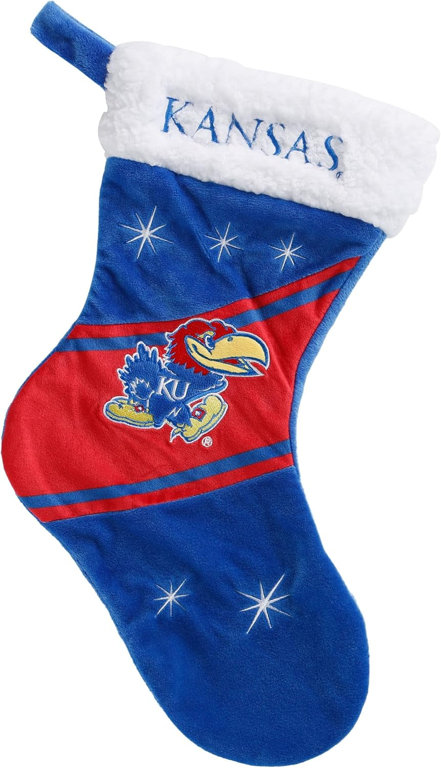 Foco NCAA Team Logo Plush 17" Holiday High End Stocking