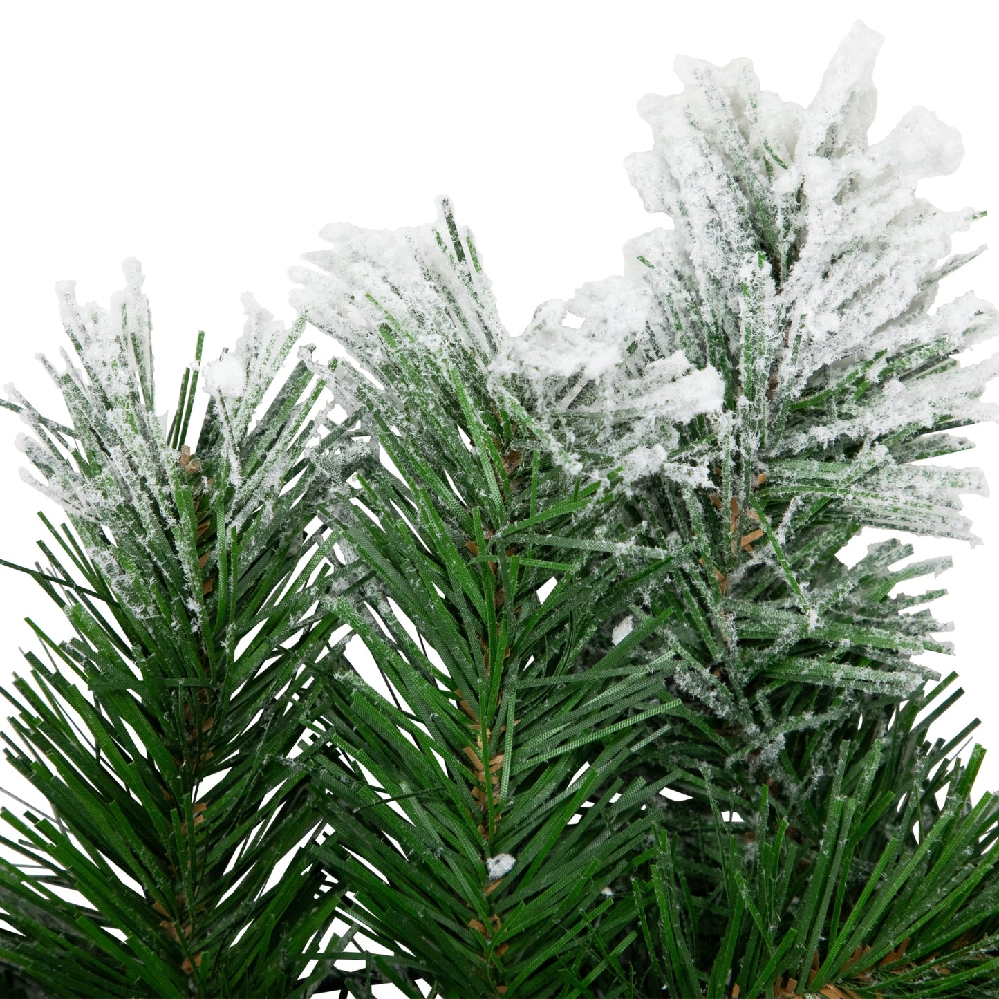 Northlight 24" Unlit Flocked Angel Pine with Pine Cones Artificial Christmas Wreath