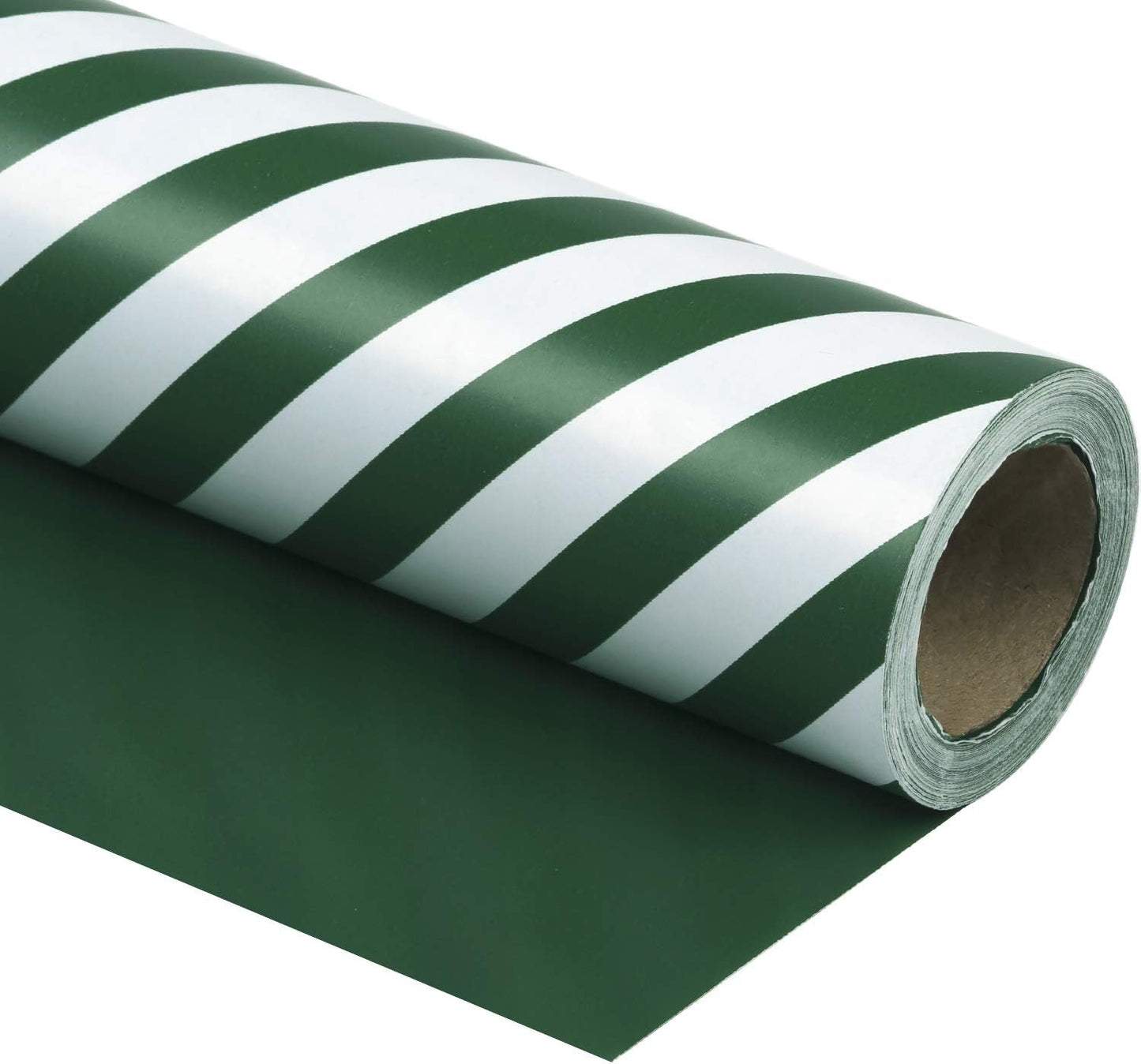 WRAPAHOLIC 30 Inch Reversible Wrapping Paper - Jumbo Roll Red and Stripes Design for Birthday, Holiday, Wedding, Baby Shower Wrap - 30 Inch X 33 Feet