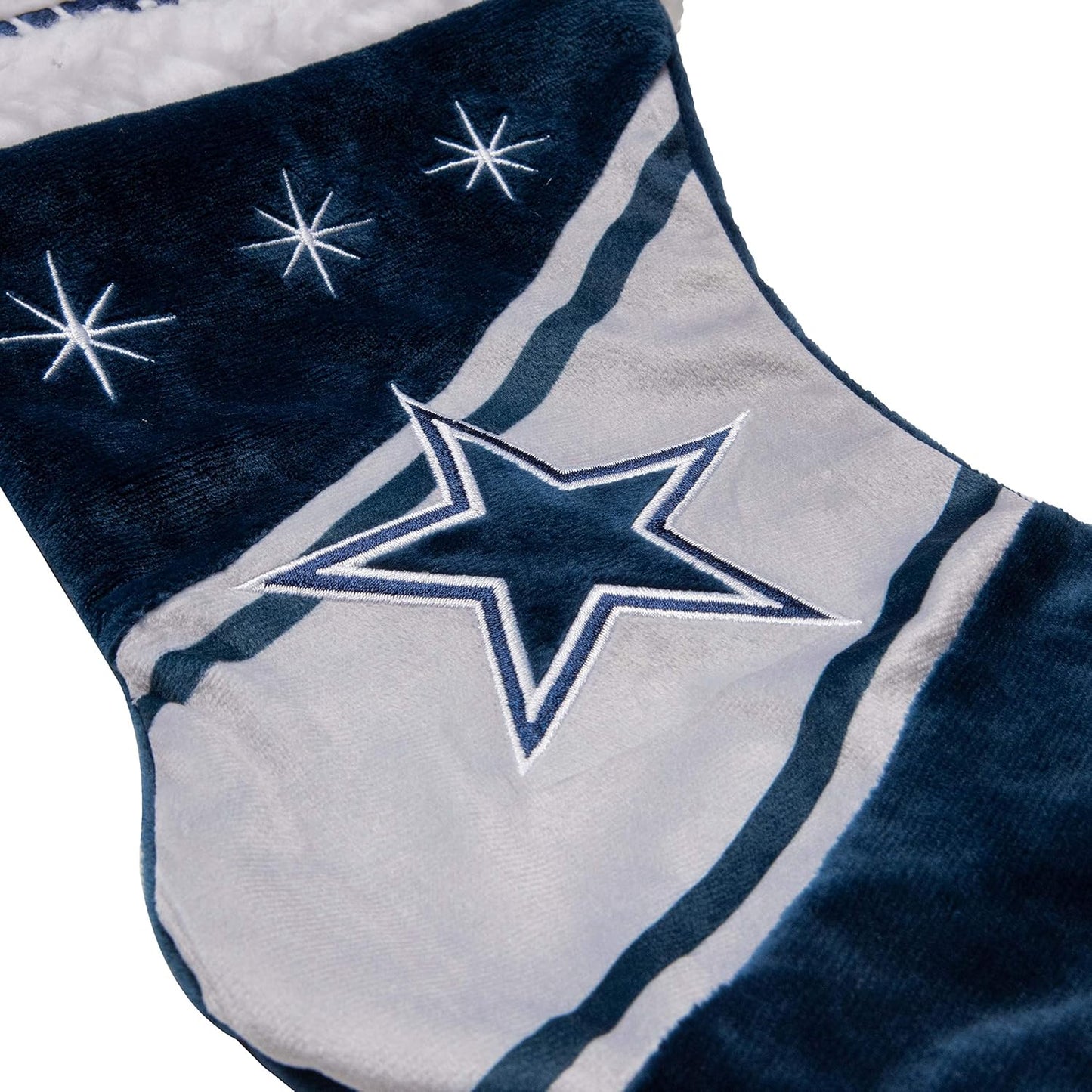 Foco NFL Team Logo Plush 17" Holiday High End Stocking