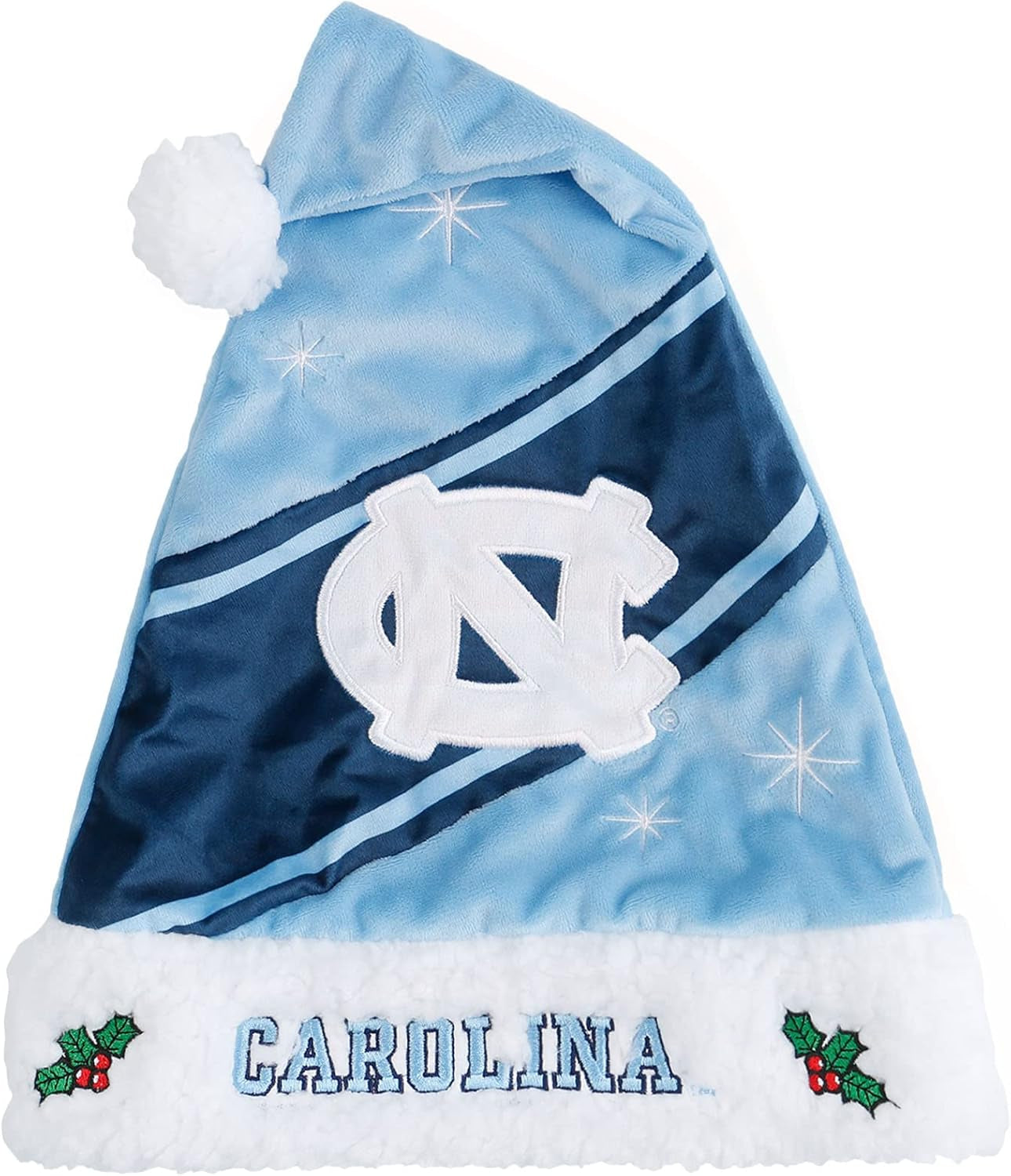 FOCO NCAA Team Logo High End Holiday Santa Cap Hat