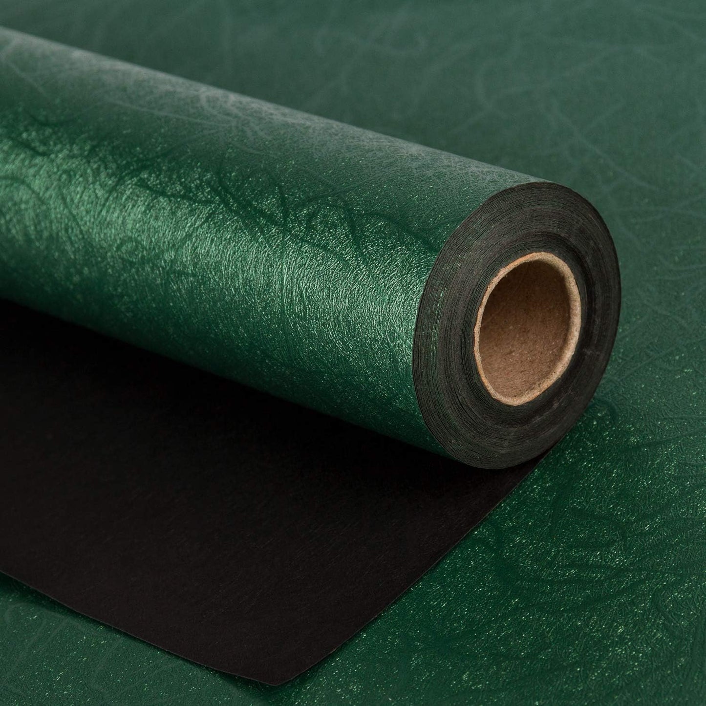 WRAPAHOLIC 30 Inch Green Wrapping Paper Roll - Jumbo Roll Reversible Green and Black for Birthday, Holiday, Wedding, Baby Shower Wrap - 30 Inch X 16.5 Feet