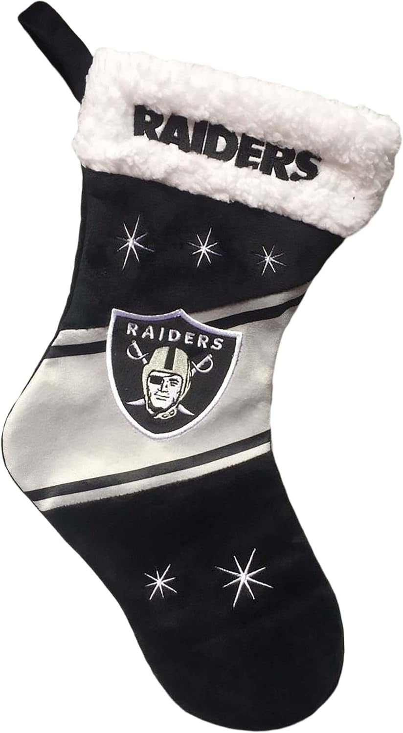 Foco NFL Team Logo Plush 17" Holiday High End Stocking