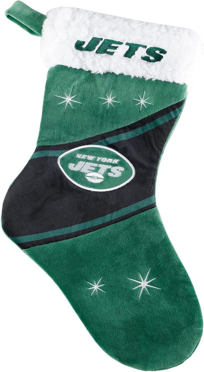 Foco NFL Team Logo Plush 17" Holiday High End Stocking