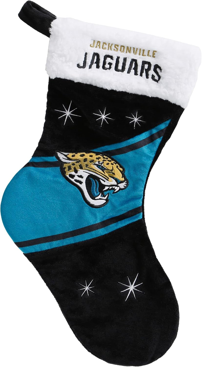 Foco NFL Team Logo Plush 17" Holiday High End Stocking
