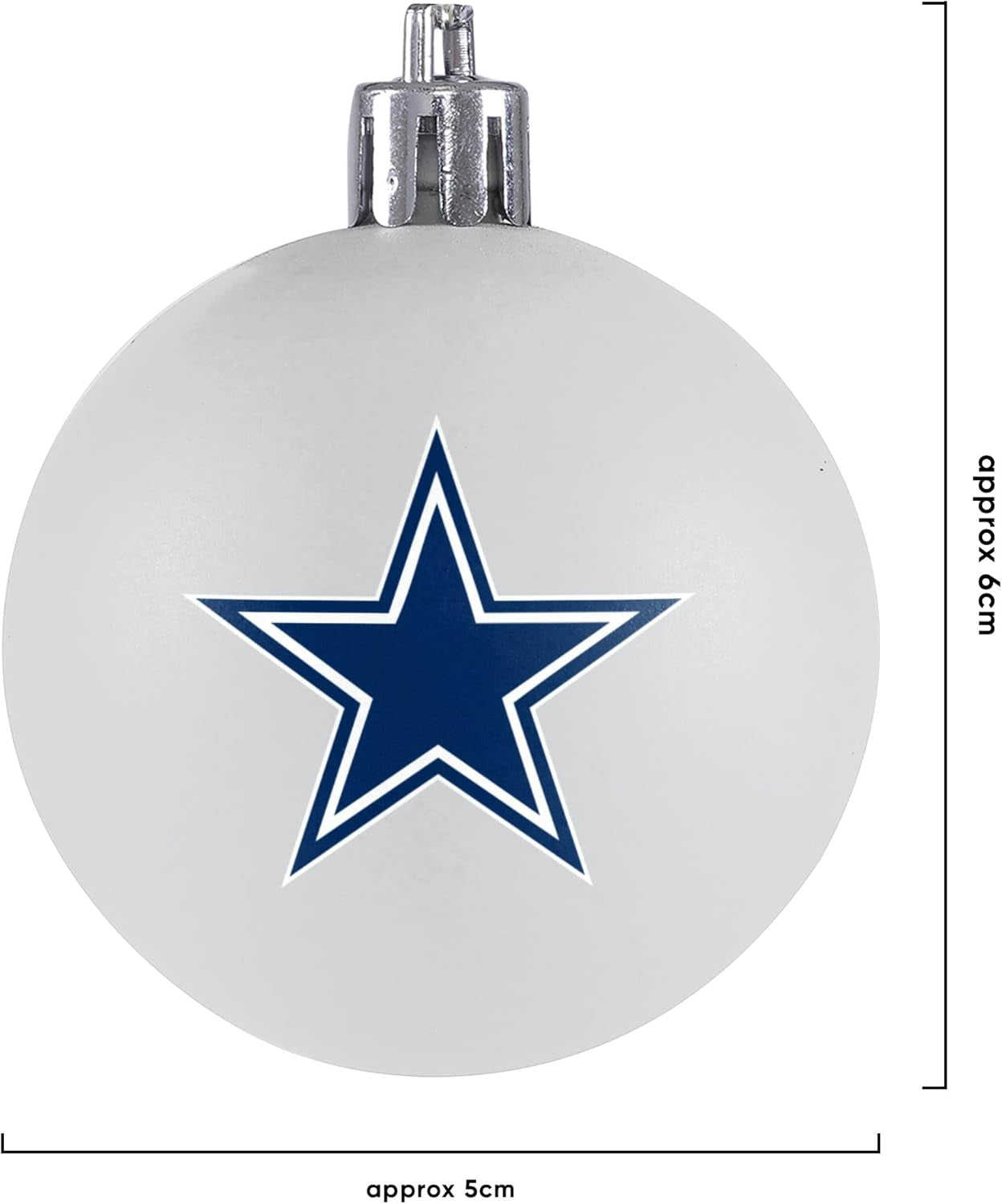 Foco NFL Team Logo 12-Pack Ball Hanging Tree Holiday Ornament Set
