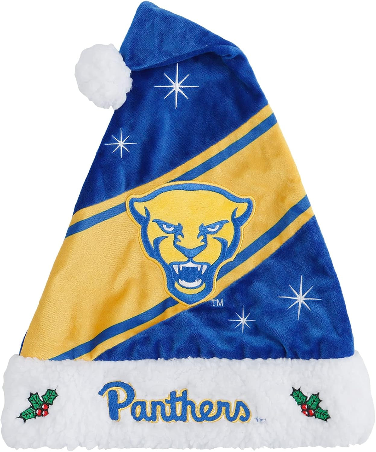 FOCO NCAA Team Logo High End Holiday Santa Cap Hat