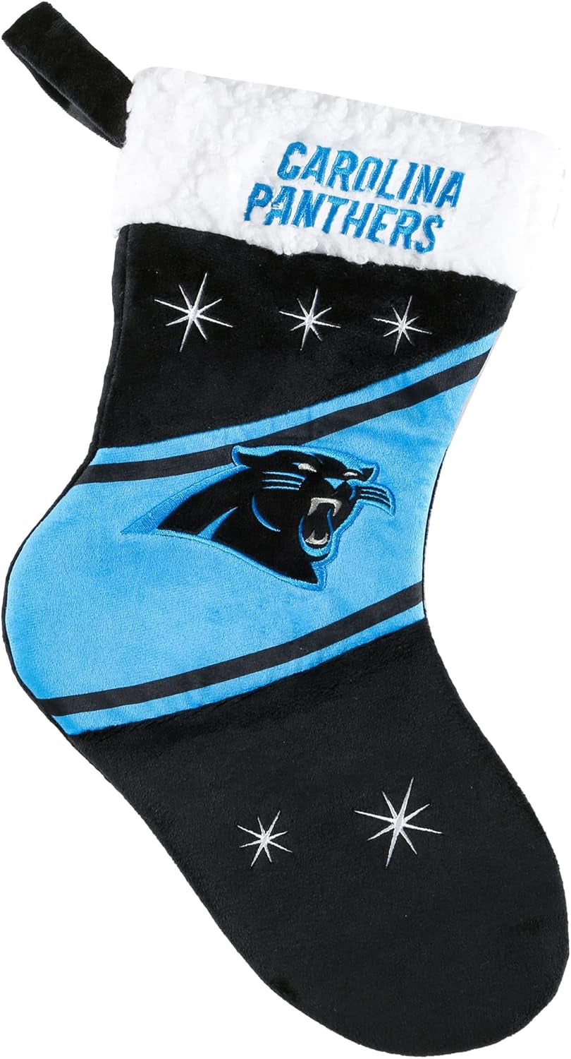 Foco NFL Team Logo Plush 17" Holiday High End Stocking