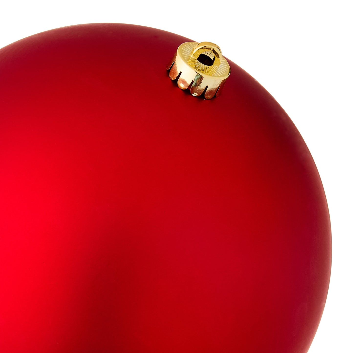 2-Count Red Jumbo Shatterproof Christmas Ornaments, 7.8 In, by Holiday Time