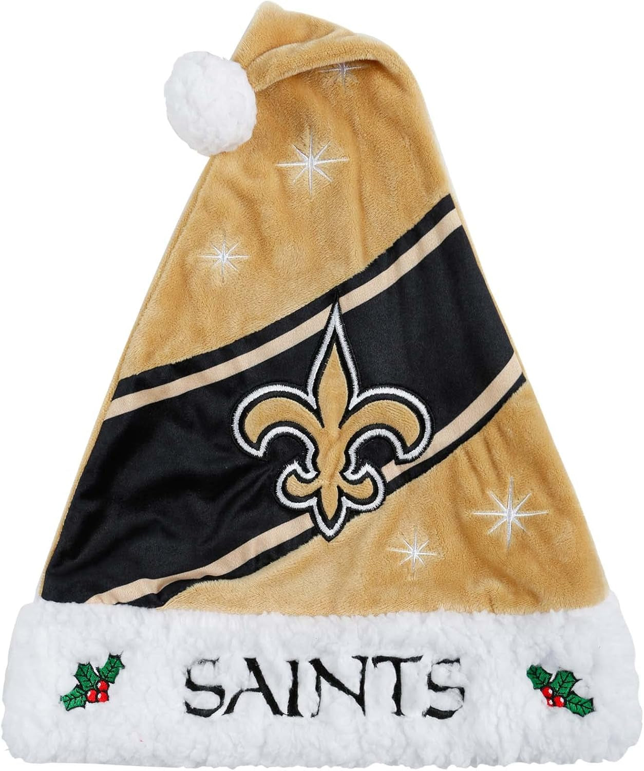 Foco NFL Team Logo High End Holiday Santa Cap Hat