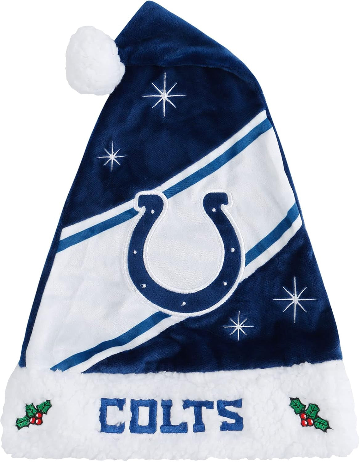 Foco NFL Team Logo High End Holiday Santa Cap Hat