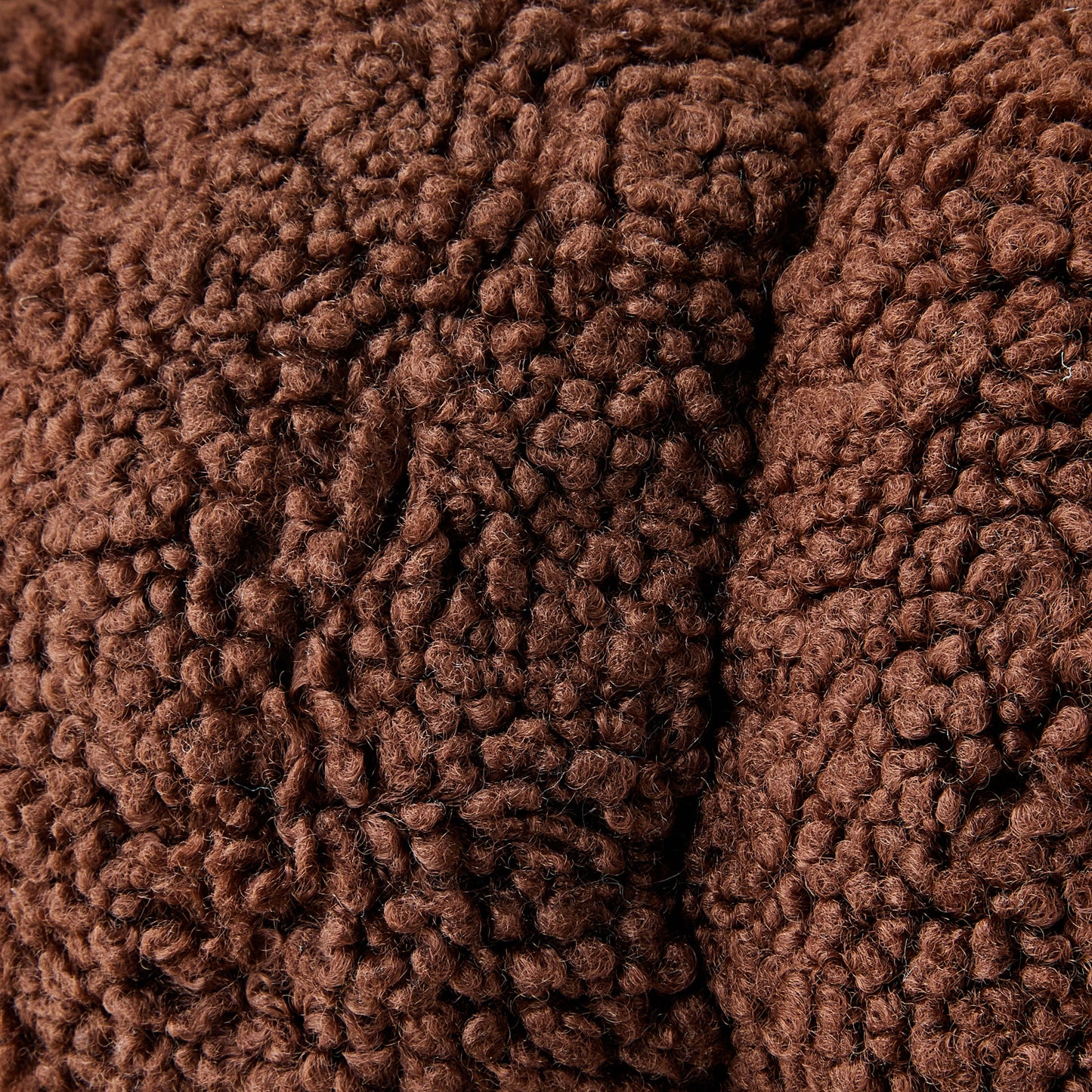 Boucle Pumpkin Pillow, Brown, 10", Fall by Way to Celebrate