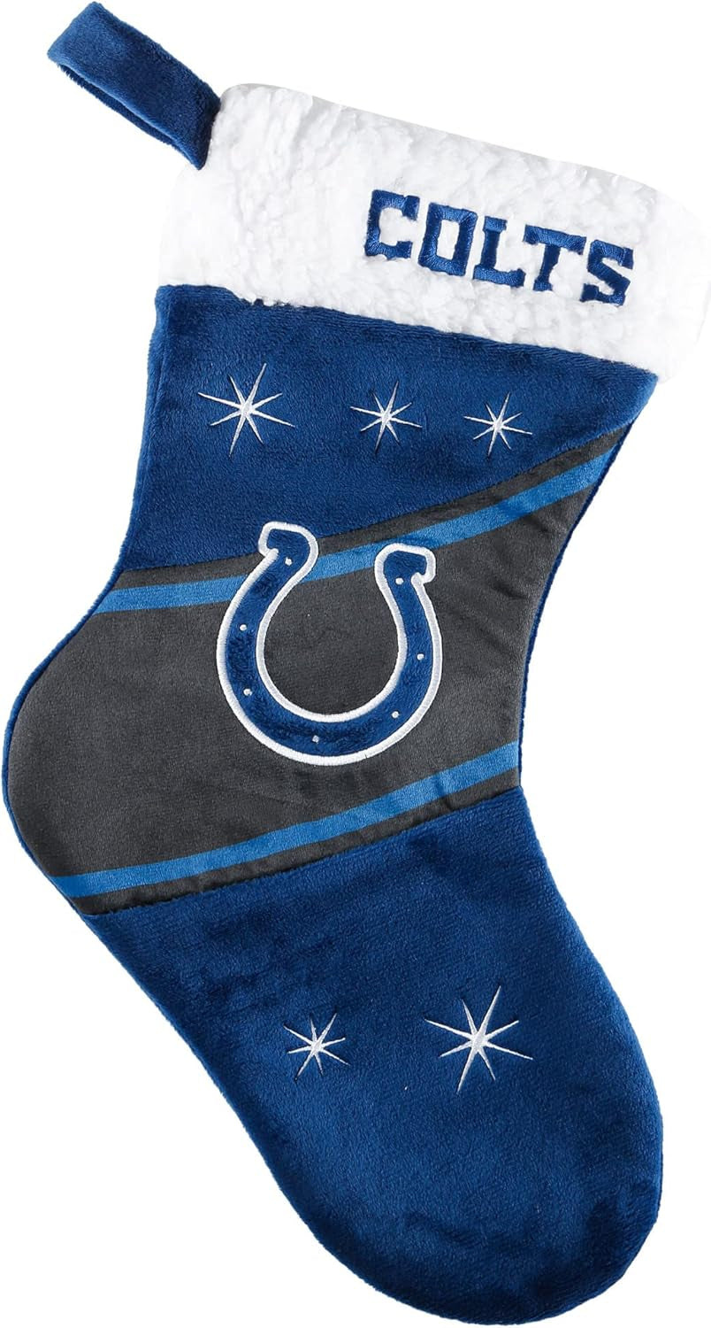 Foco NFL Team Logo Plush 17" Holiday High End Stocking
