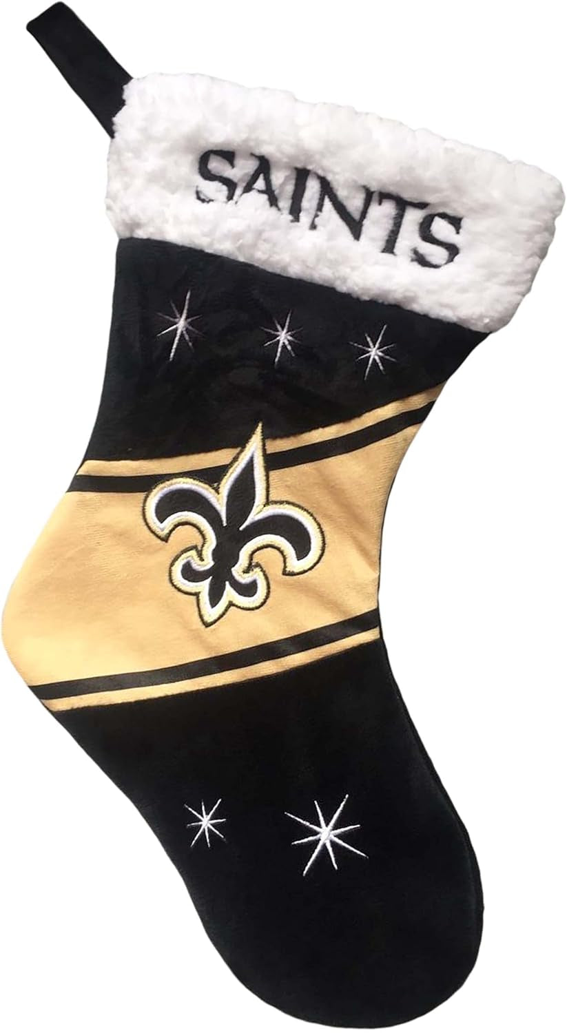 Foco NFL Team Logo Plush 17" Holiday High End Stocking