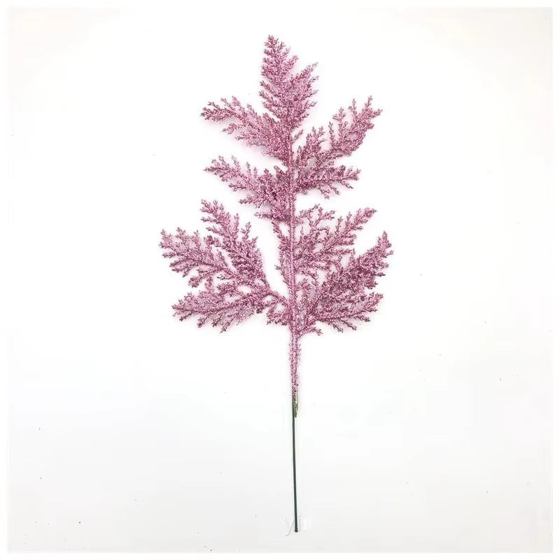 5Pcs Artificial Christmas Decor Pine Needle Home Room Decoration Christmas Tree Hanging Accessories Navidad Party New Year Decor