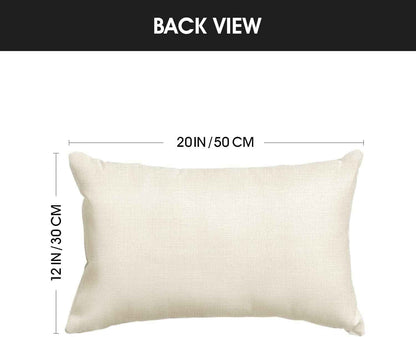 AVOIN Colorlife Blue and White Porcelain Vase Chinoiserie Throw Pillow Cover, 12 X 20 Inch Spring Flowers Tulip Hydrangea Cushion Case for Sofa Couch