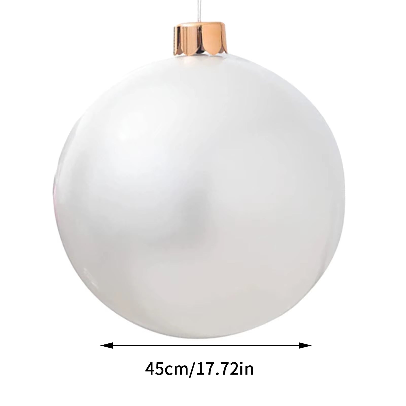 Outdoor Christmas Inflatable Decorated Ball Made PVC Giant No Light Large Balls Tree Decorations Outdoor Toy Ball 2022