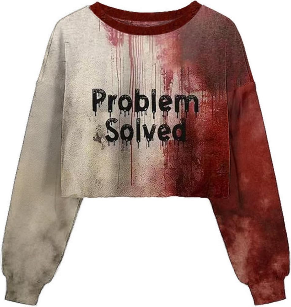 Women'S Witch Crop Sweatshirt Fall Halloween Vintage Graphic Lantern Long Sleeve Pullover Spooky Season Sweatshirt