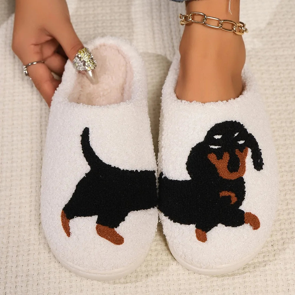 Halloween Slippers 2025 Autumn/Winter Cartoon Cotton Slippers anti Slip Home Warm Comfortcotton Slippers Party Chanclas Mujer