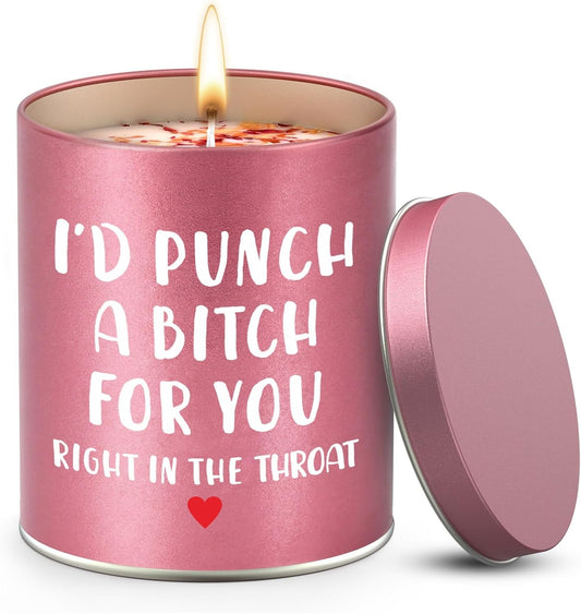 Delightful Scented Candle Gift Set - Perfect for Valentines, Birthdays, and Special Occasions - Luxurious Gardenia Fragrance in Elegant Rose Gold Tin