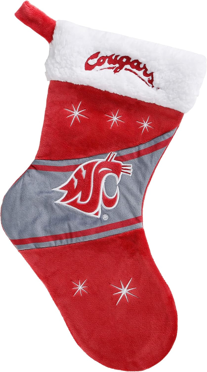 Foco NCAA Team Logo Plush 17" Holiday High End Stocking