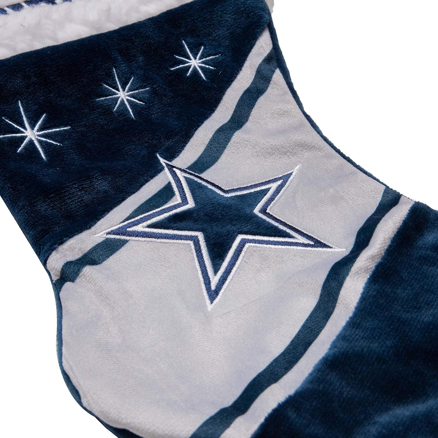 Foco NFL Team Logo Plush 17" Holiday High End Stocking