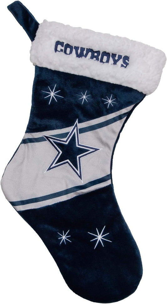 Foco NFL Team Logo Plush 17" Holiday High End Stocking