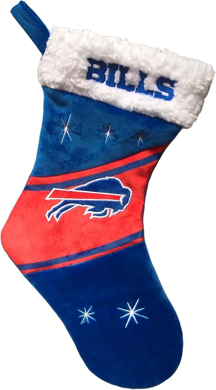 Foco NFL Team Logo Plush 17" Holiday High End Stocking