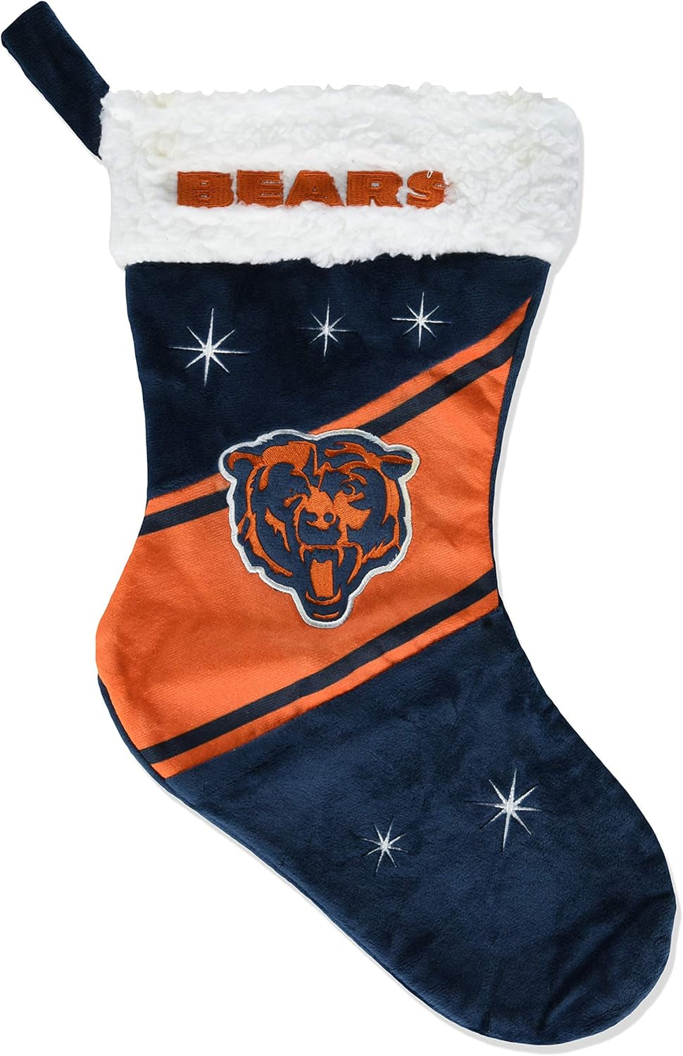 Foco NFL Team Logo Plush 17" Holiday High End Stocking