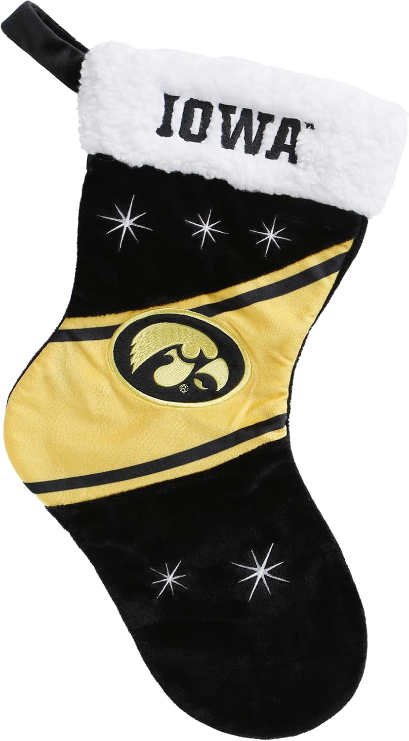 Foco NCAA Team Logo Plush 17" Holiday High End Stocking