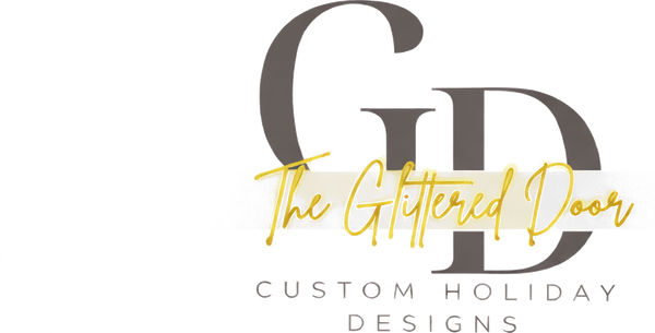 Glittered Door