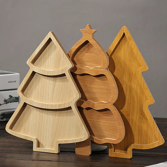 Tree Appetizer Platter Candy Snack Dessert Serving Dish Christmas Tree Tray Plate for Food Appetizers Desserts Snacks Sushi