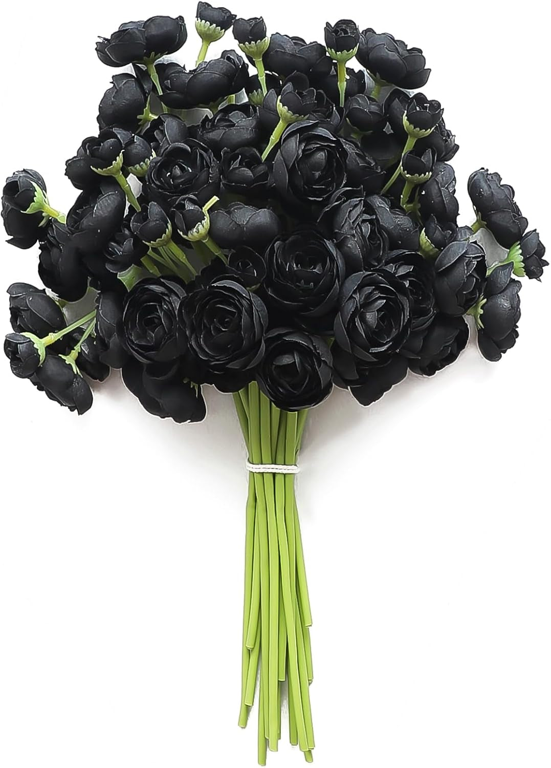Floroom Ranunculus Artificial Flowers 18 Pcs Taupe Brown Faux Silk Mini Ranunculus Bulk Fake Wedding Filler Flowers for DIY Bouquets, Centerpieces, Bridal Shower Decorations & Arrangements